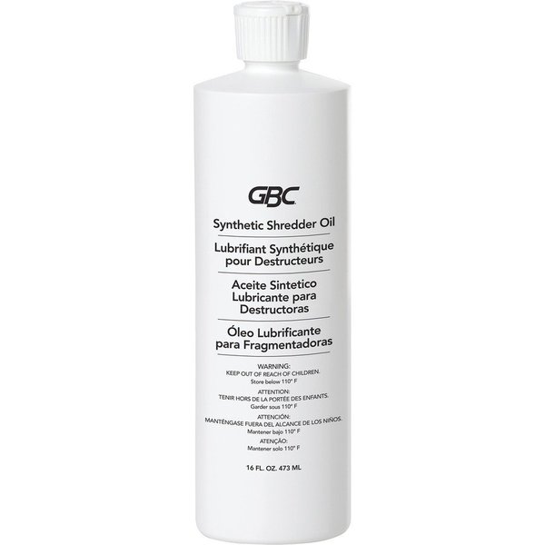 Gbc Shredder Oil, Environmentally Friendly, 16 oz. GBC1760049